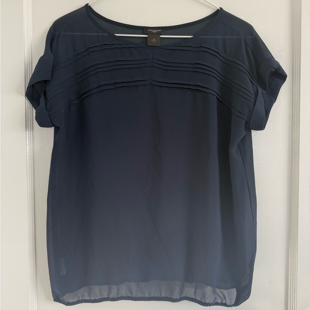 Ann Taylor Navy Women's Top